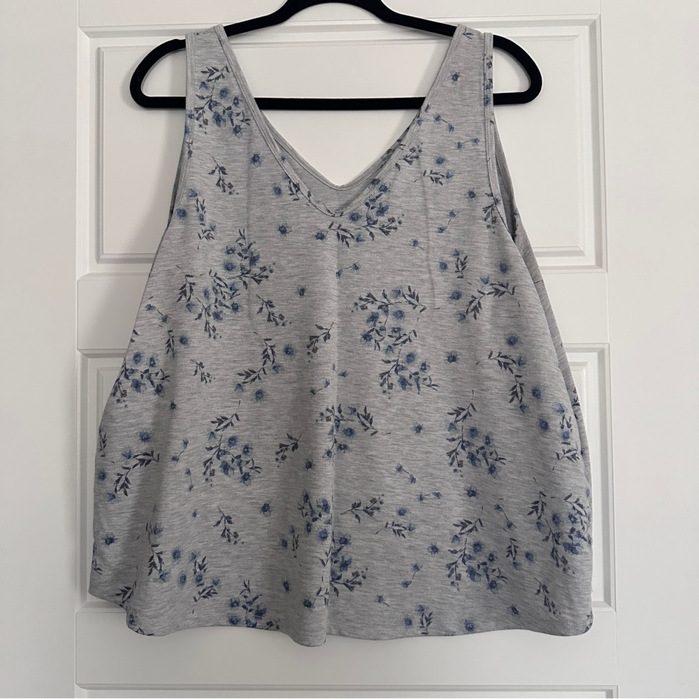 Awhile floral tank top